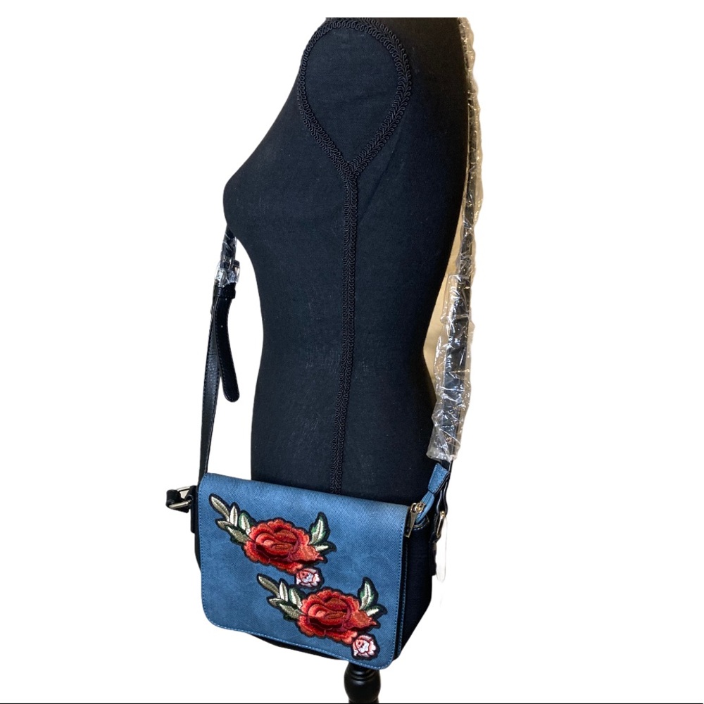 Keddo Brand Rose Floral Satchel